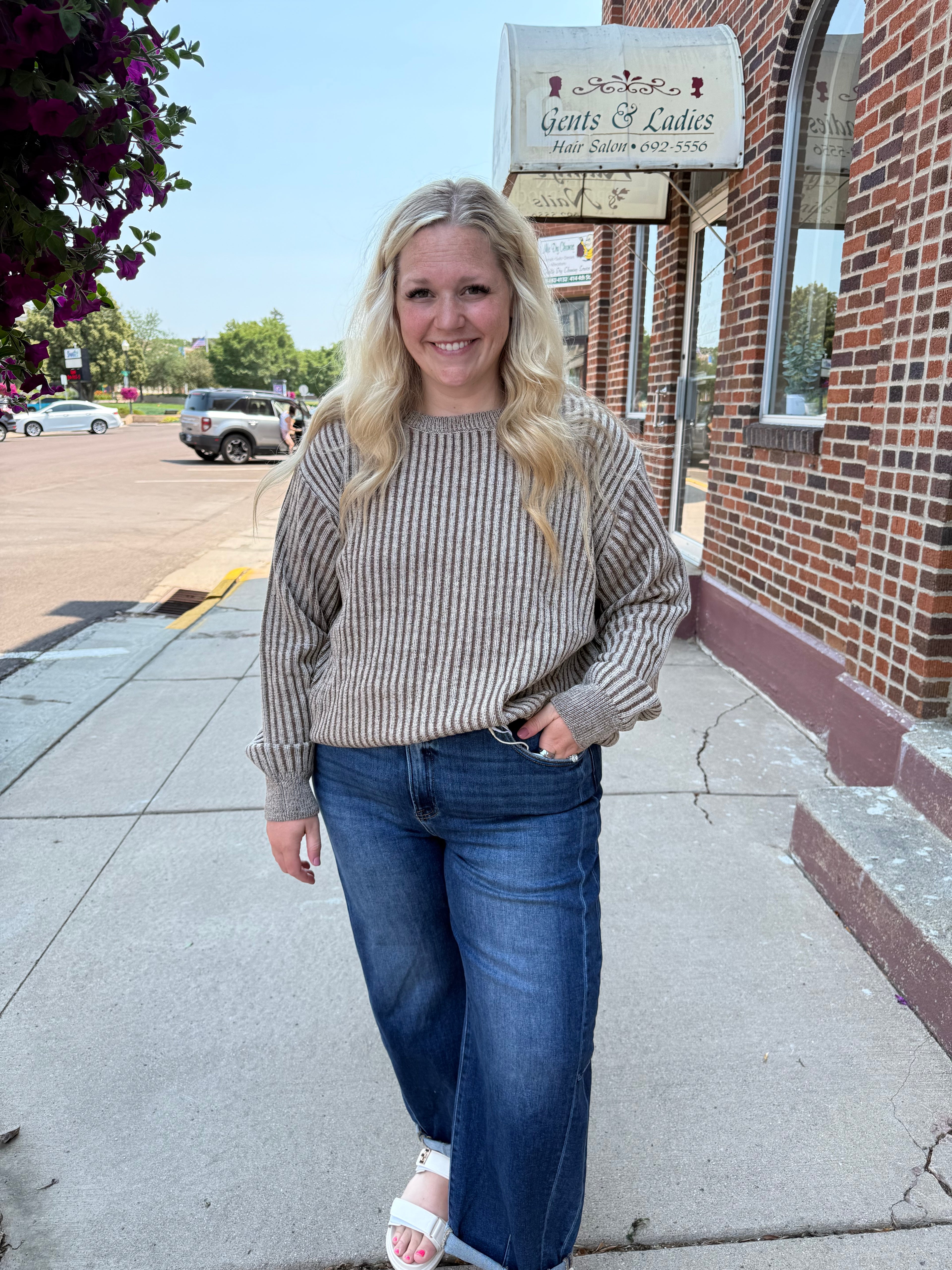 Barrett Two Tone Sweater