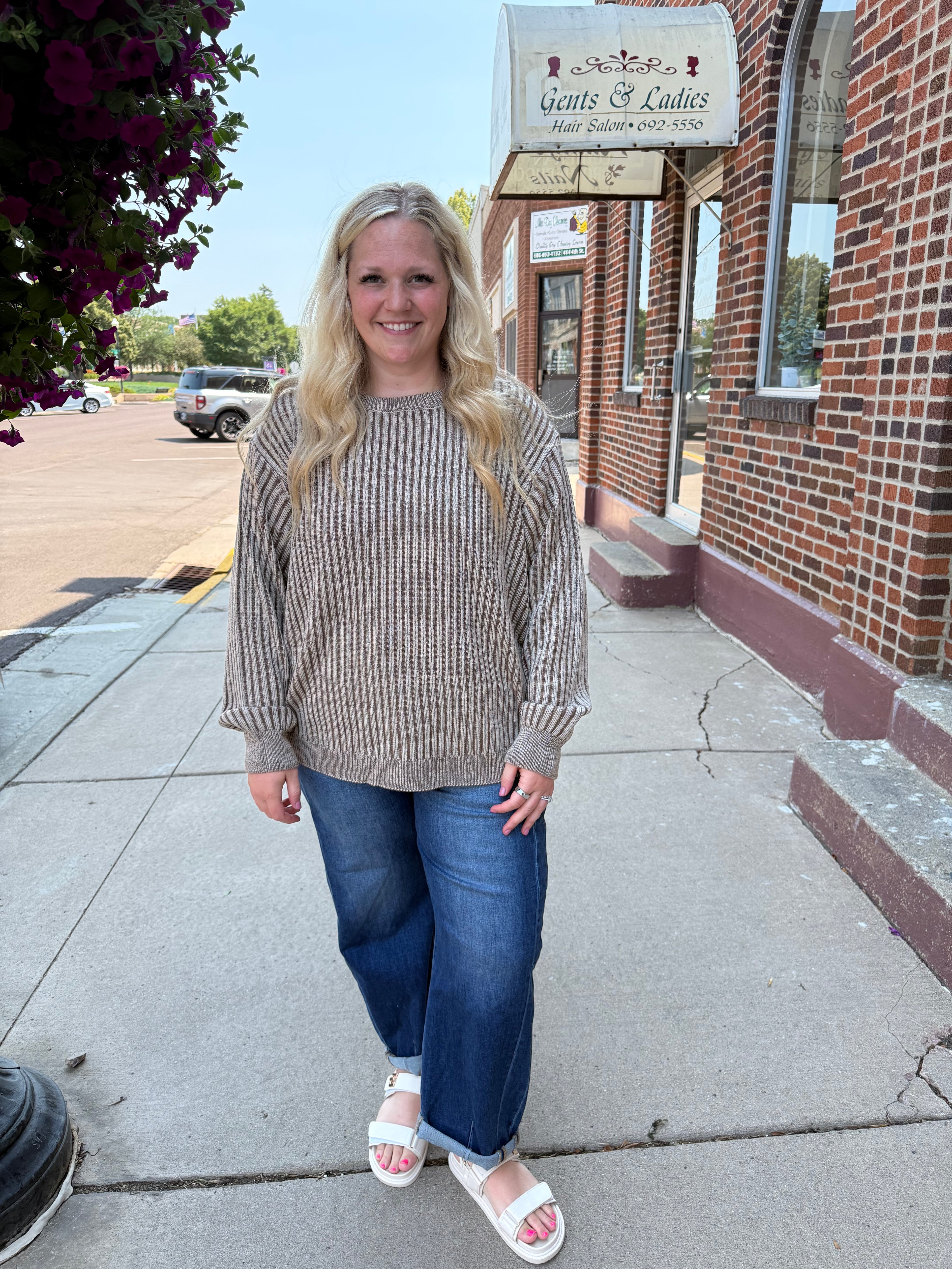 Barrett Two Tone Sweater