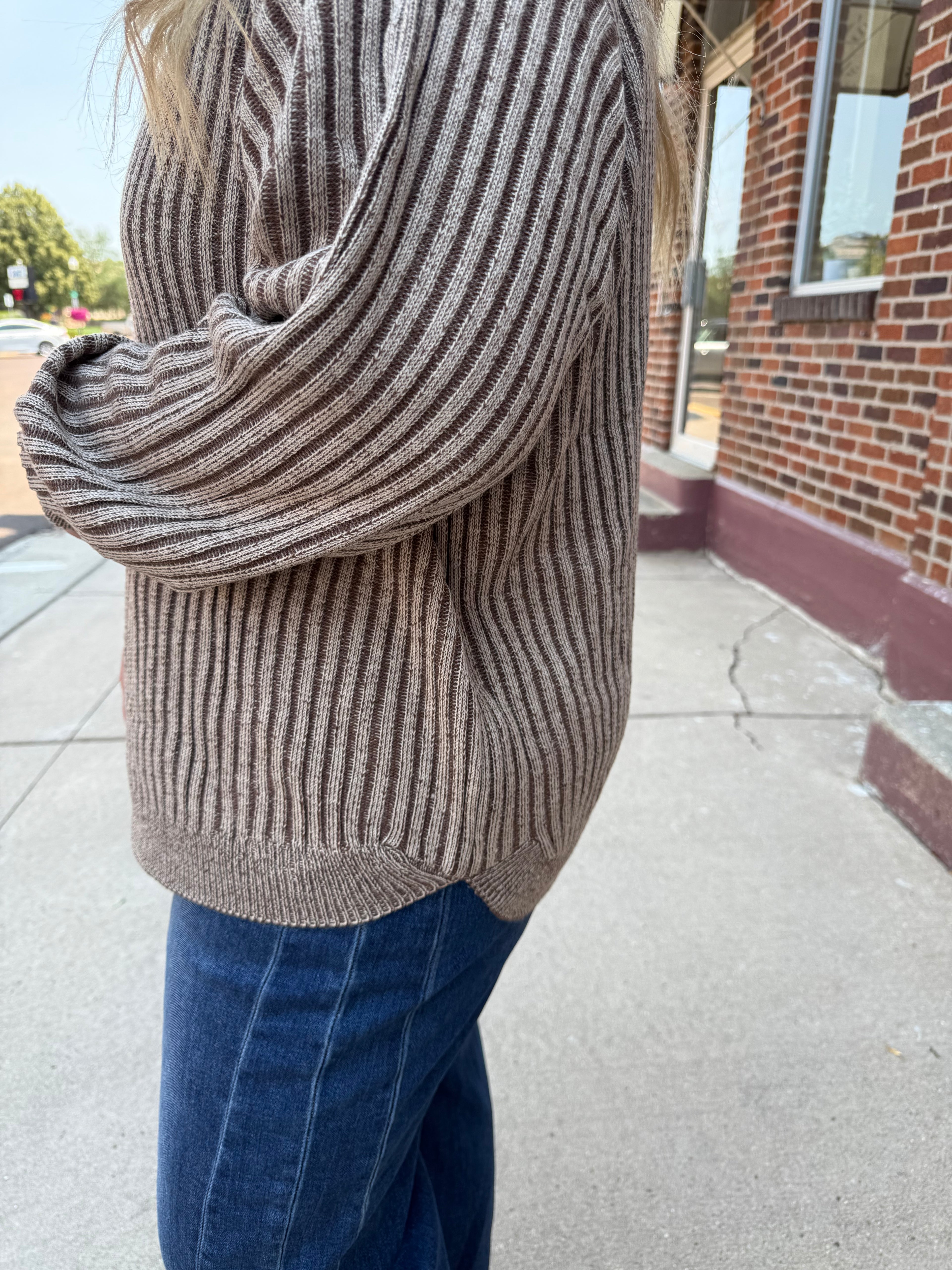 Barrett Two Tone Sweater