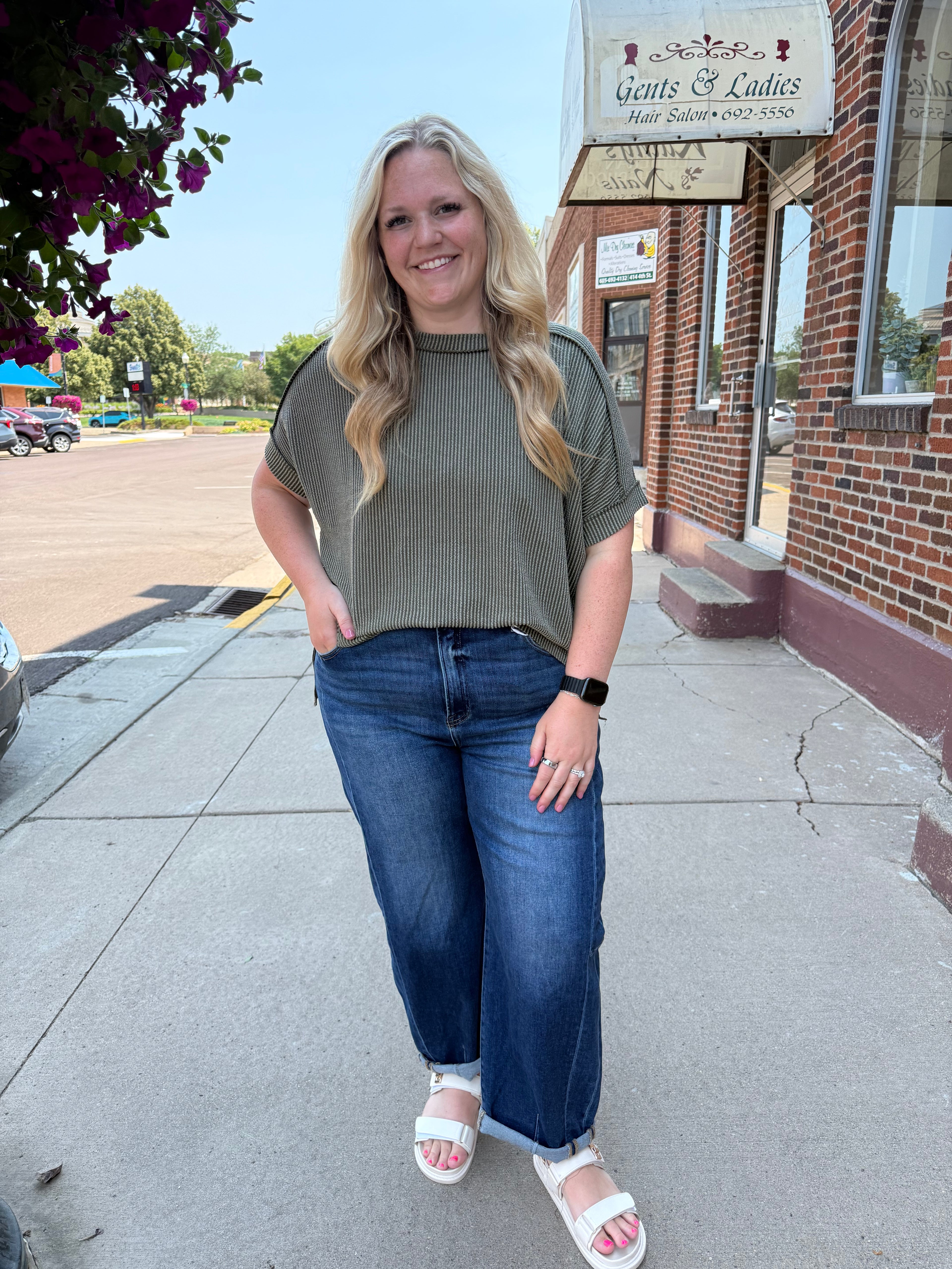 Owyn Ribbed Top