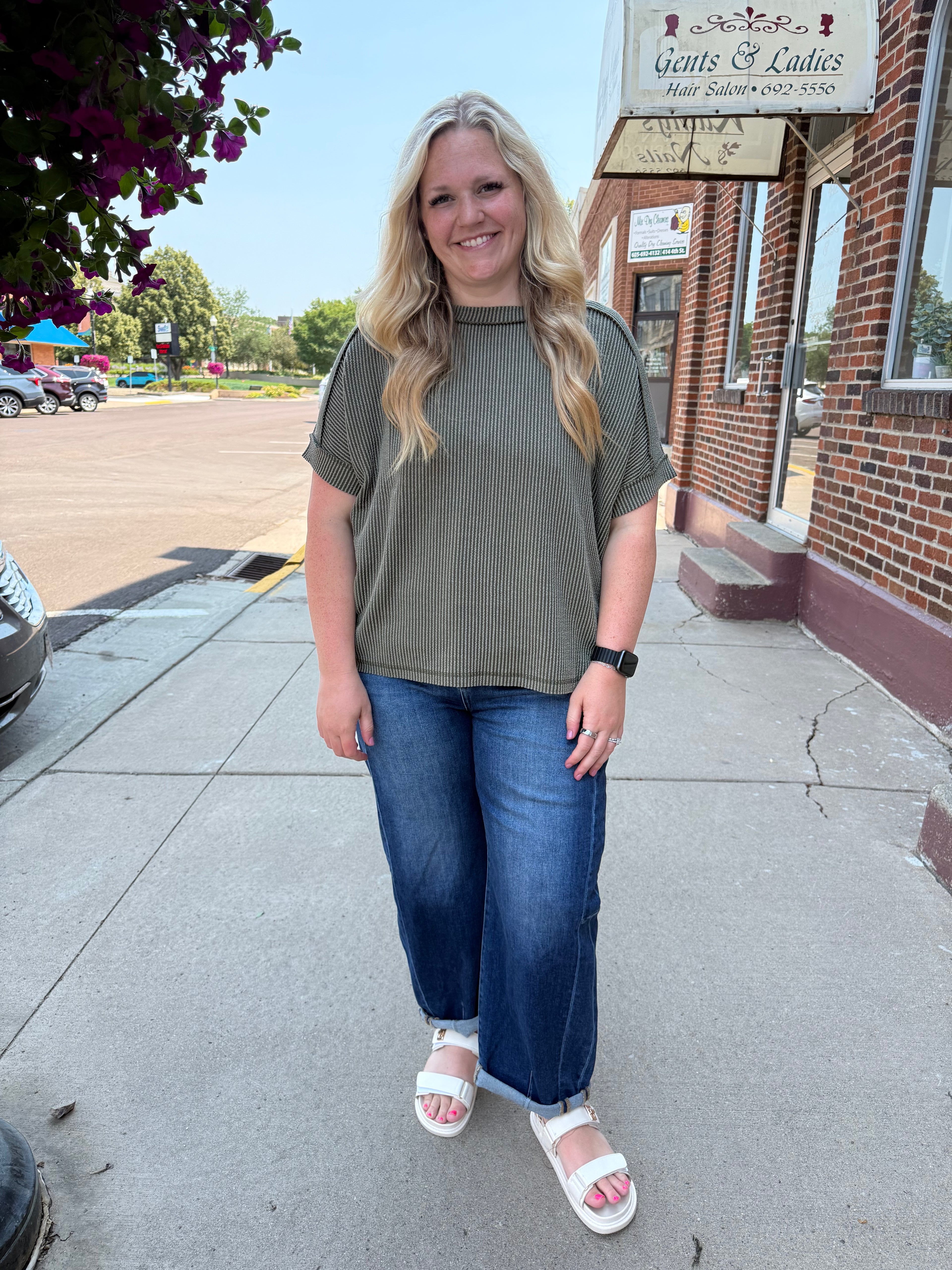 Owyn Ribbed Top