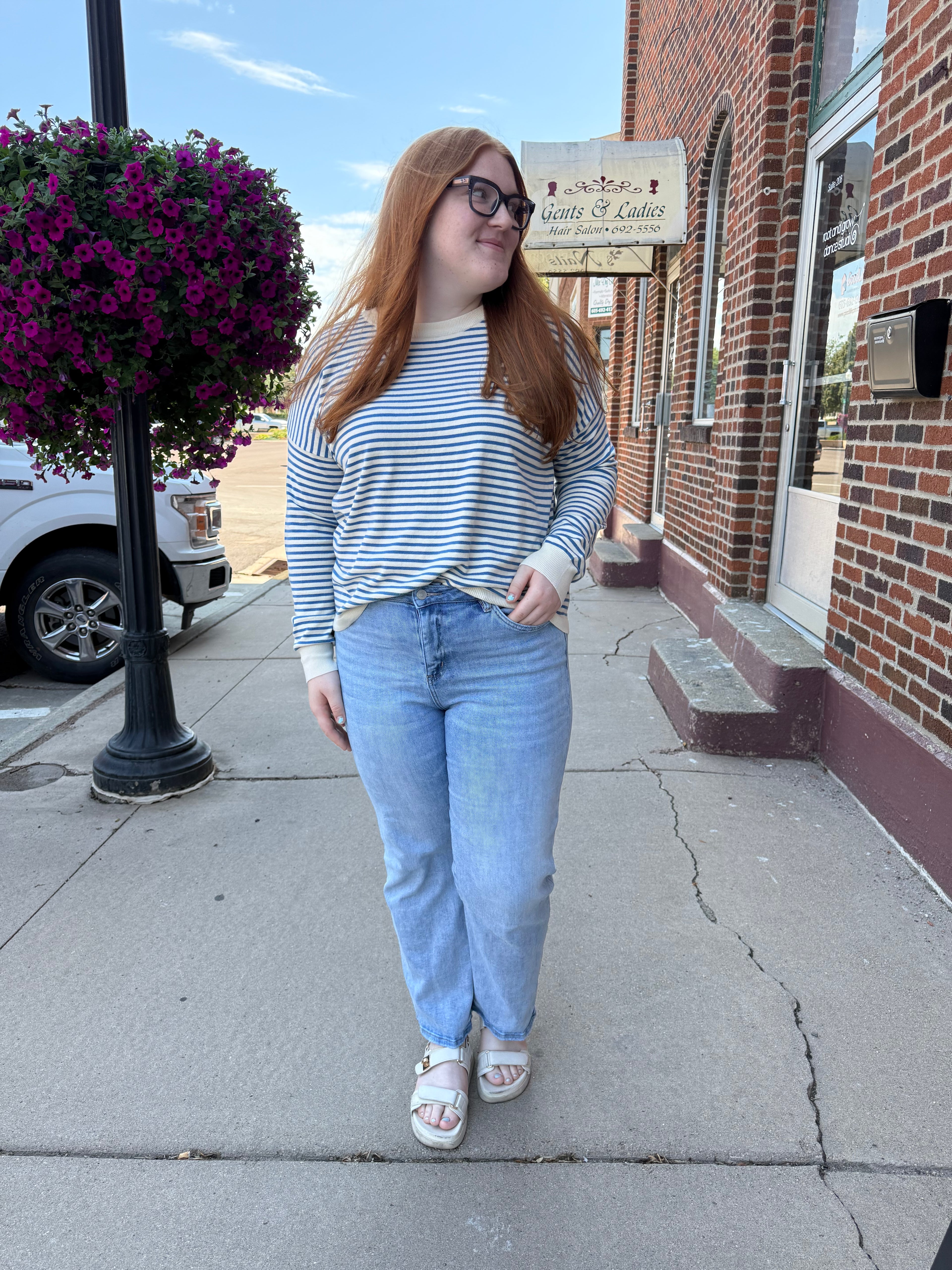 Riley Striped Pullover