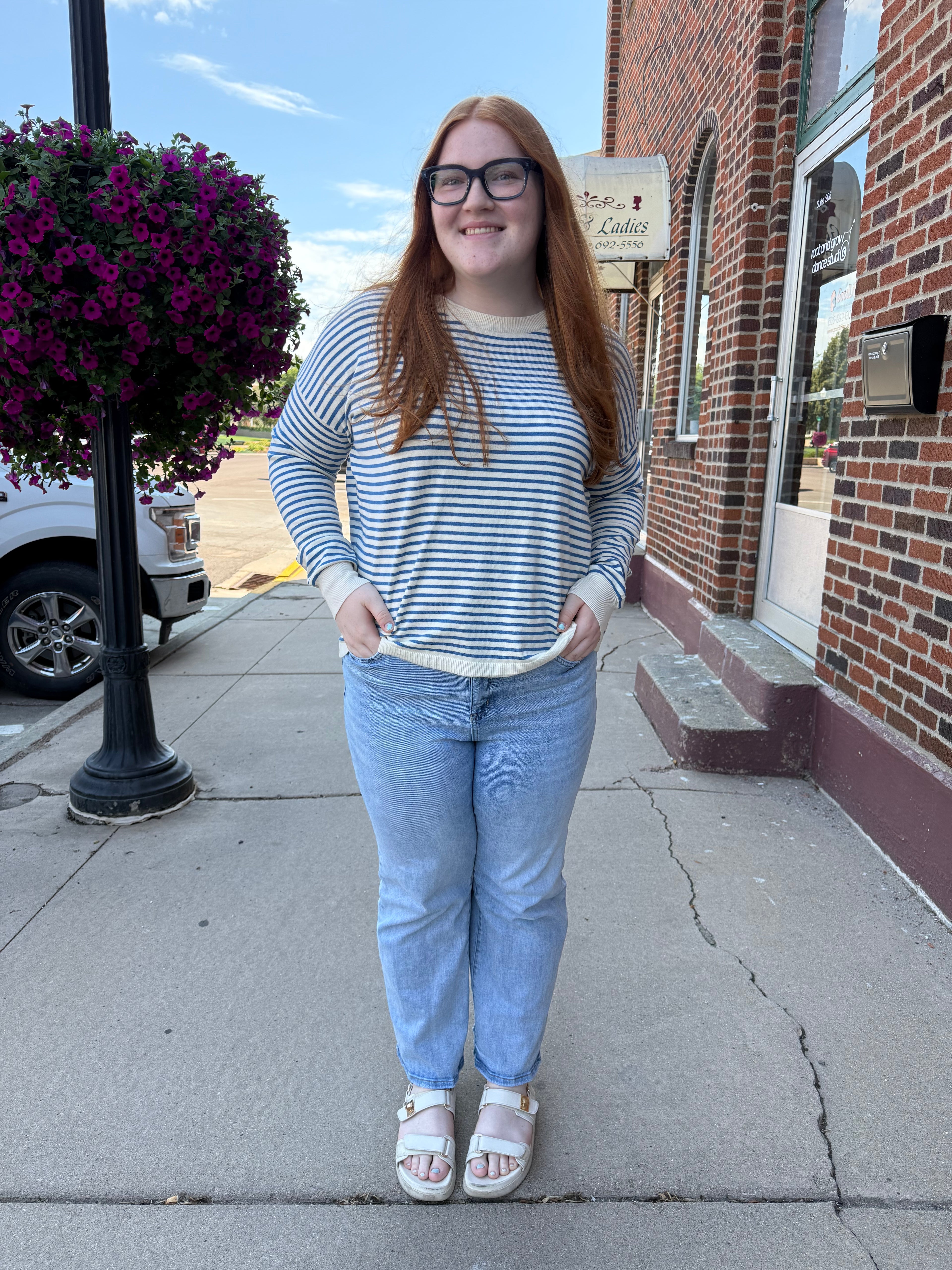 Riley Striped Pullover