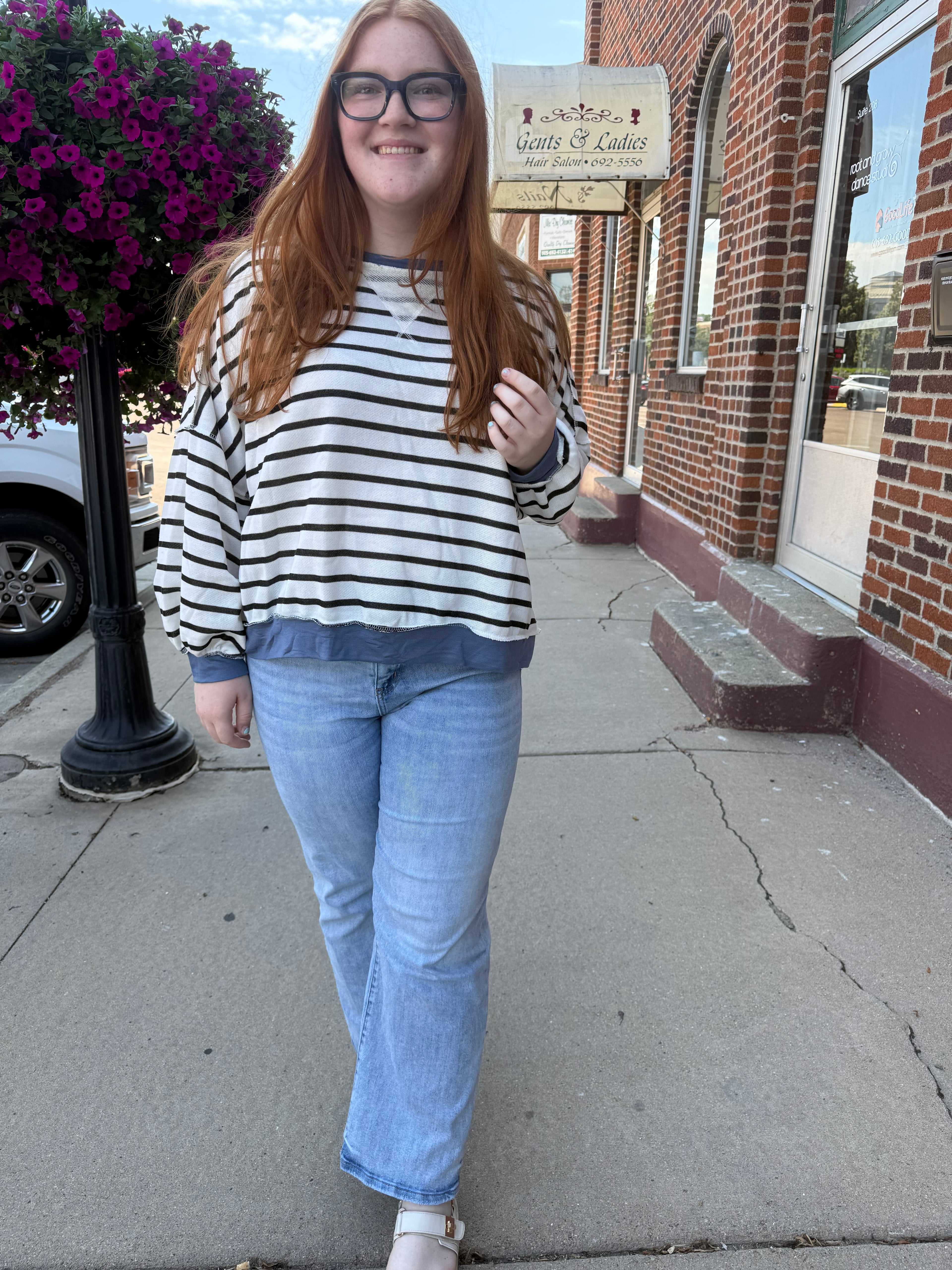 Nash Striped Knit Top