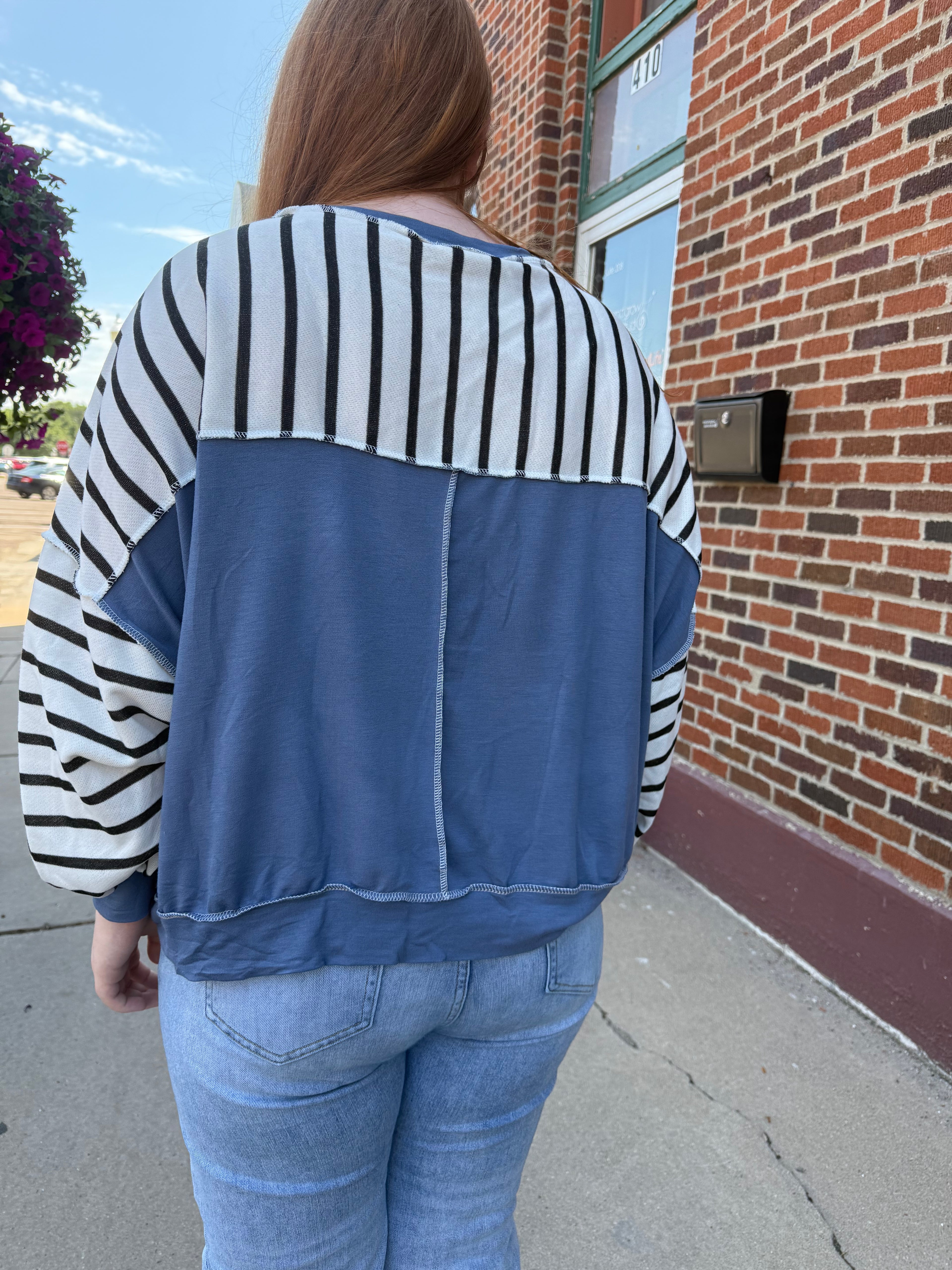 Nash Striped Knit Top