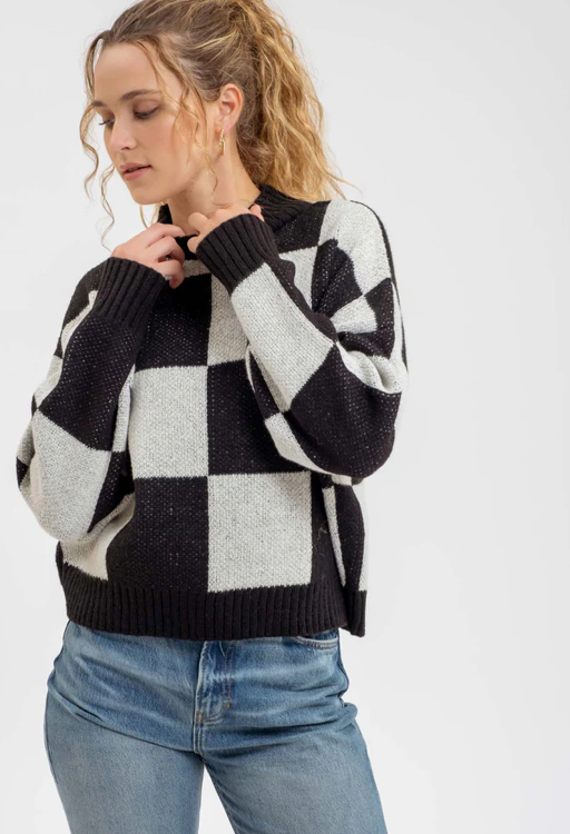 Billie Checker Sweater