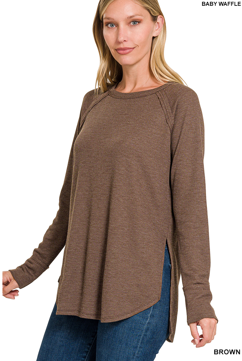 Brady Waffle Knit Top