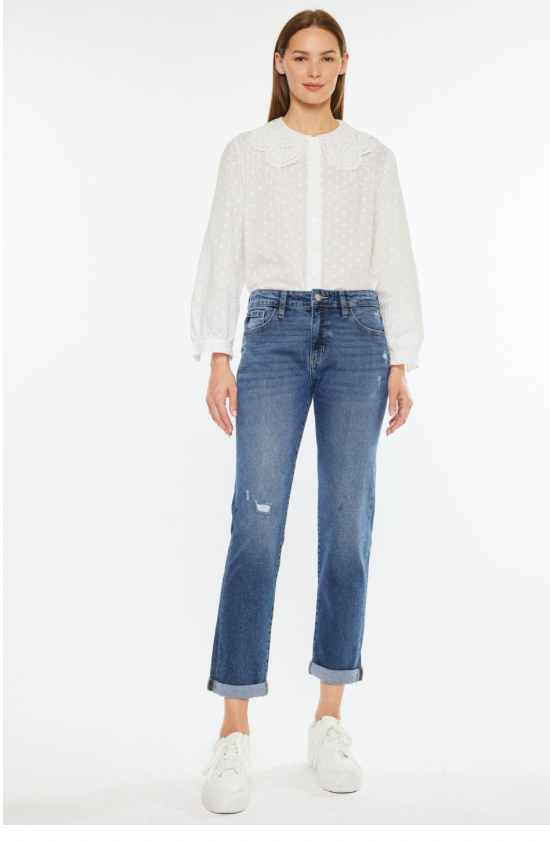 Brennan Slim Boyfriend Denim