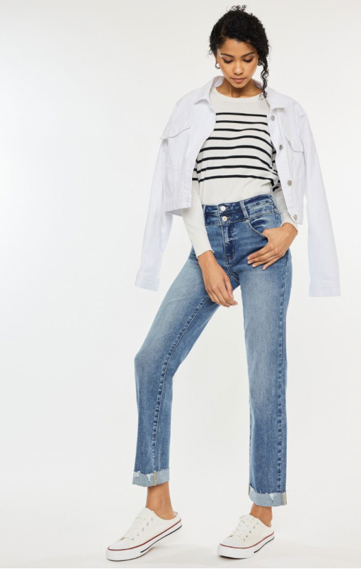 Malinda Slim Straight Leg Denim