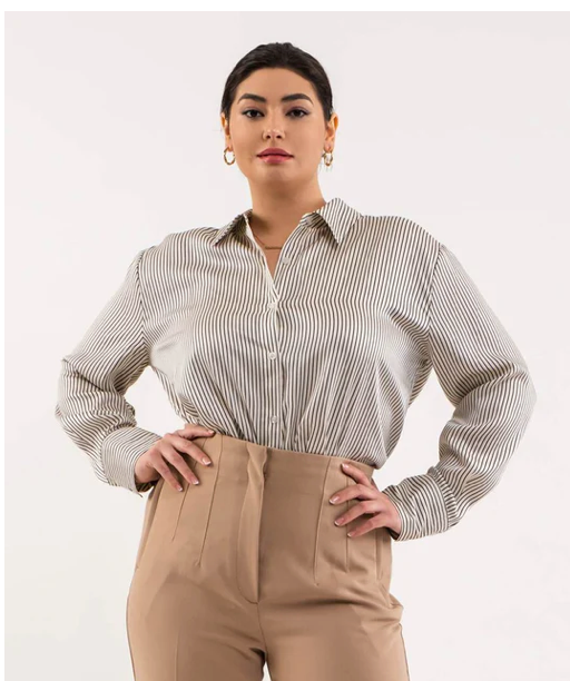 Eleanor Pinstripe Top
