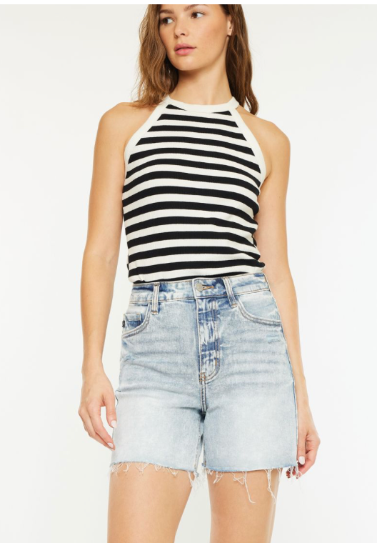 Allie Light Wash Shorts