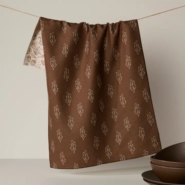 Geometry: Cozy Flora Luxe Kitchen Towel