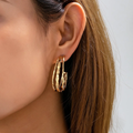 Triple Layer Hoop Earring