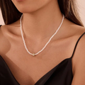 Pearl Rhinestone Necklace