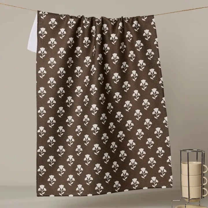Geometry: Bloom For Mom Tea Towel