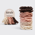 Kitsch: Blush Petal Hair Elastics- 10 PC Set