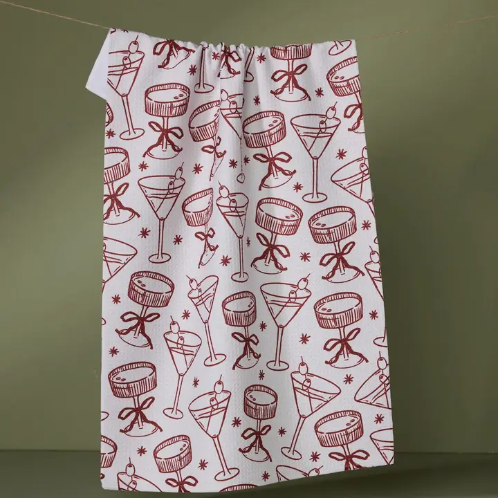 Soiree Geometry Tea Towel