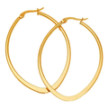 Hypoallergenic: Oval Hoop