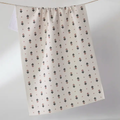 Geometry: Folk Pixel White Tea Towel