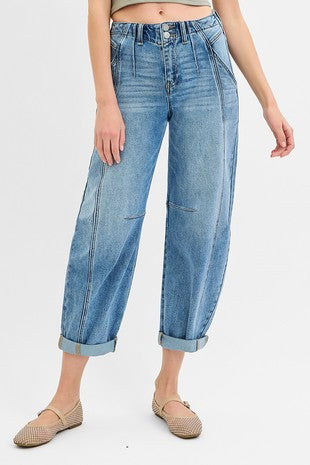 Brooks Barrel Leg Denim