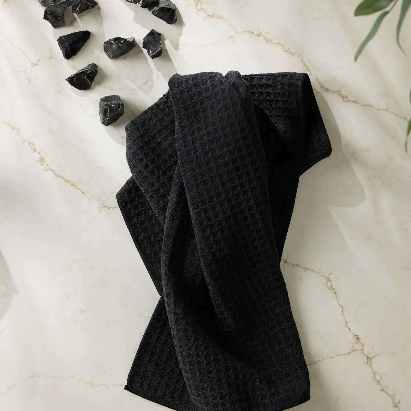 Onyx Truffle Geometry Hand Towel