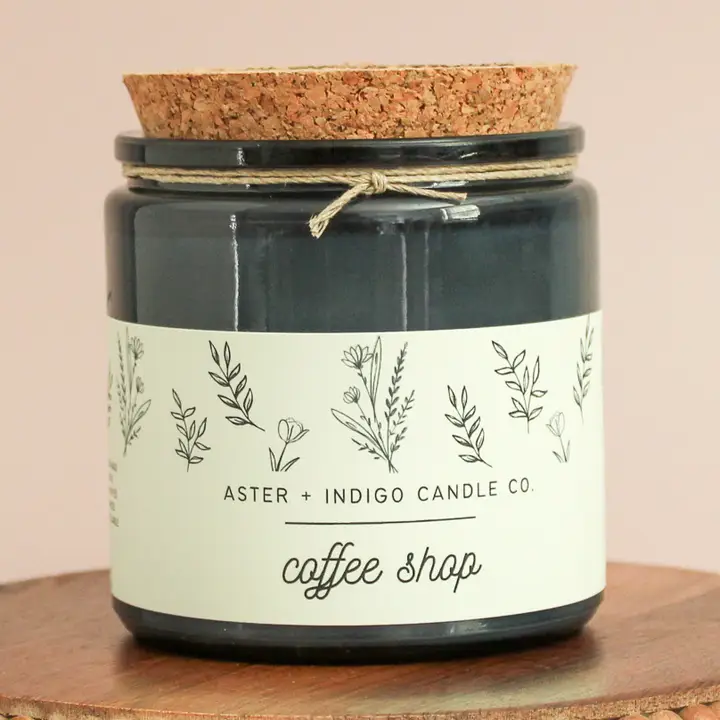 Aster + Indigo: Coffee Shop Soy Candle