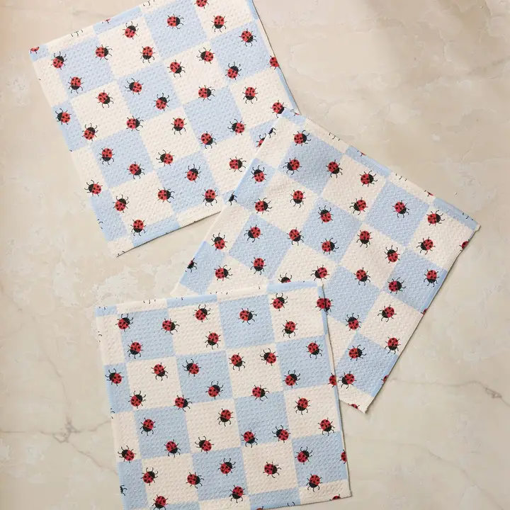 Geometry: Mariquita Pop Dishcloth Set