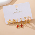 Hypoallergenic: Gem Hoop Trio