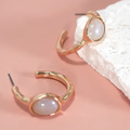 Hypoallergenic: Opal Earrings