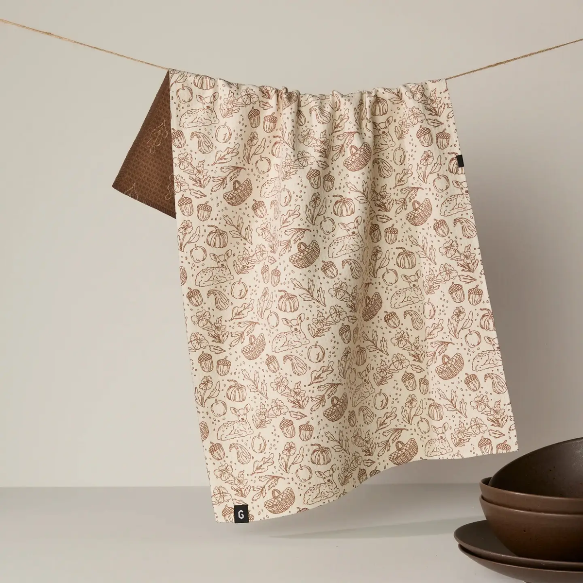 Geometry: Cozy Flora Luxe Kitchen Towel