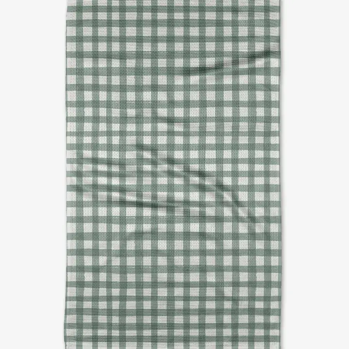 Geometry: Picnic Gingham Tea Towel