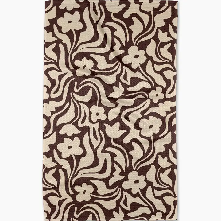 Geometry Floral Reverie Tea Towel