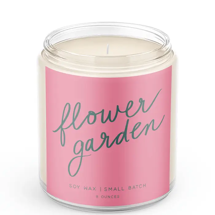 Flower Garden Soy Candle