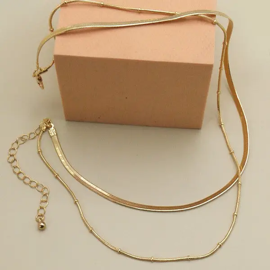 Snake Chain Layered Necklace