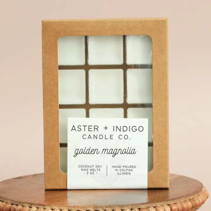 Aster + Indigo: Golden Magnolia Soy Wax Melts