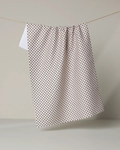 Geometry: Saddle Off White Tea Towel