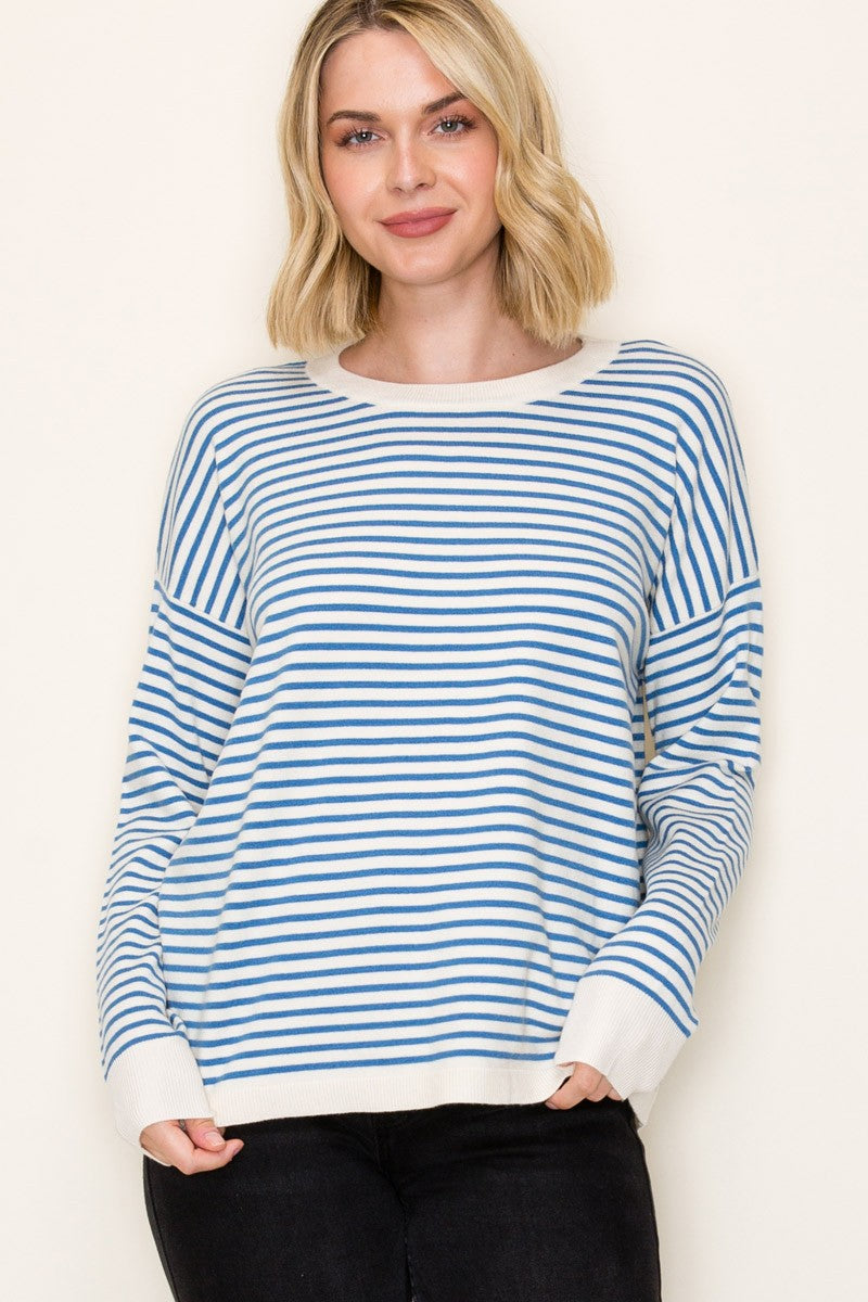 Riley Striped Pullover