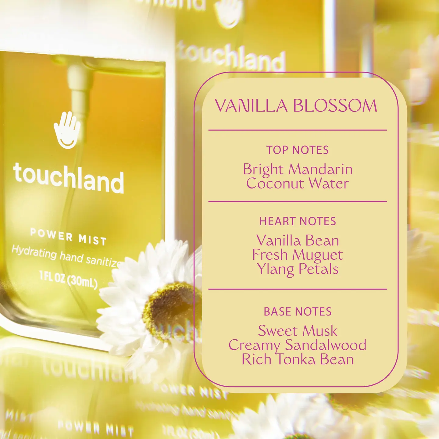 Touchland Power Mist: Vanilla Blossom