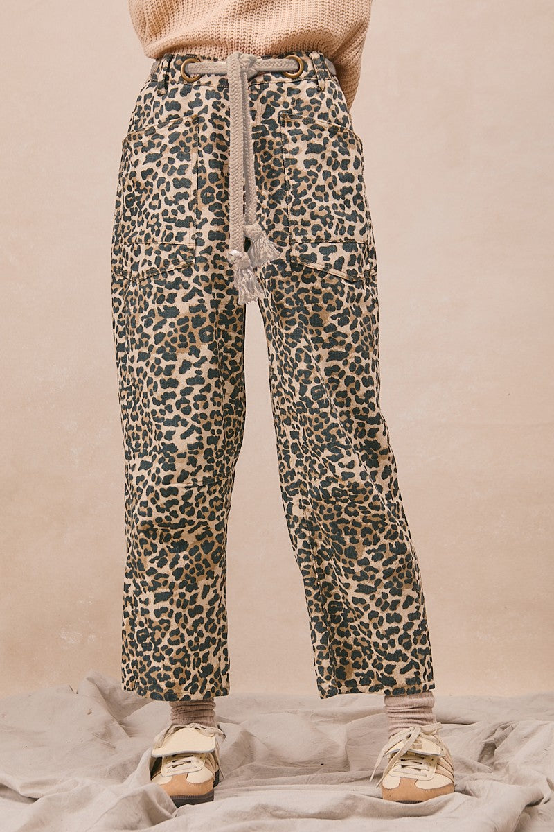 Alex Leopard Print Pants