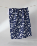Geometry: Midnight Posy Tea Towel