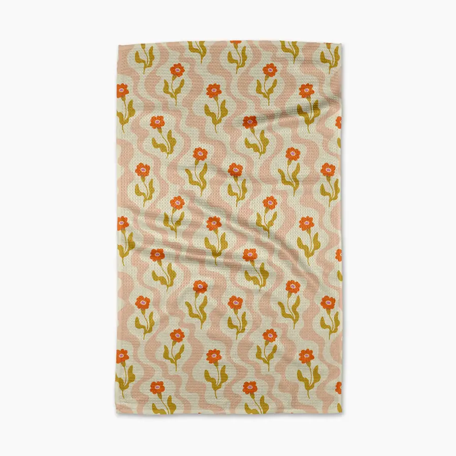 Geometry: Dreamy Path Tea Towel