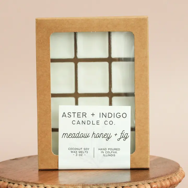 Aster + Indigo: Meadow Honey + Fig Soy Wax Melts