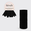 Kitsch: Black Nylon Elastics - 20 PC Set