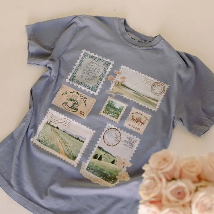 Psalm 23 Stamp Graphic Tee