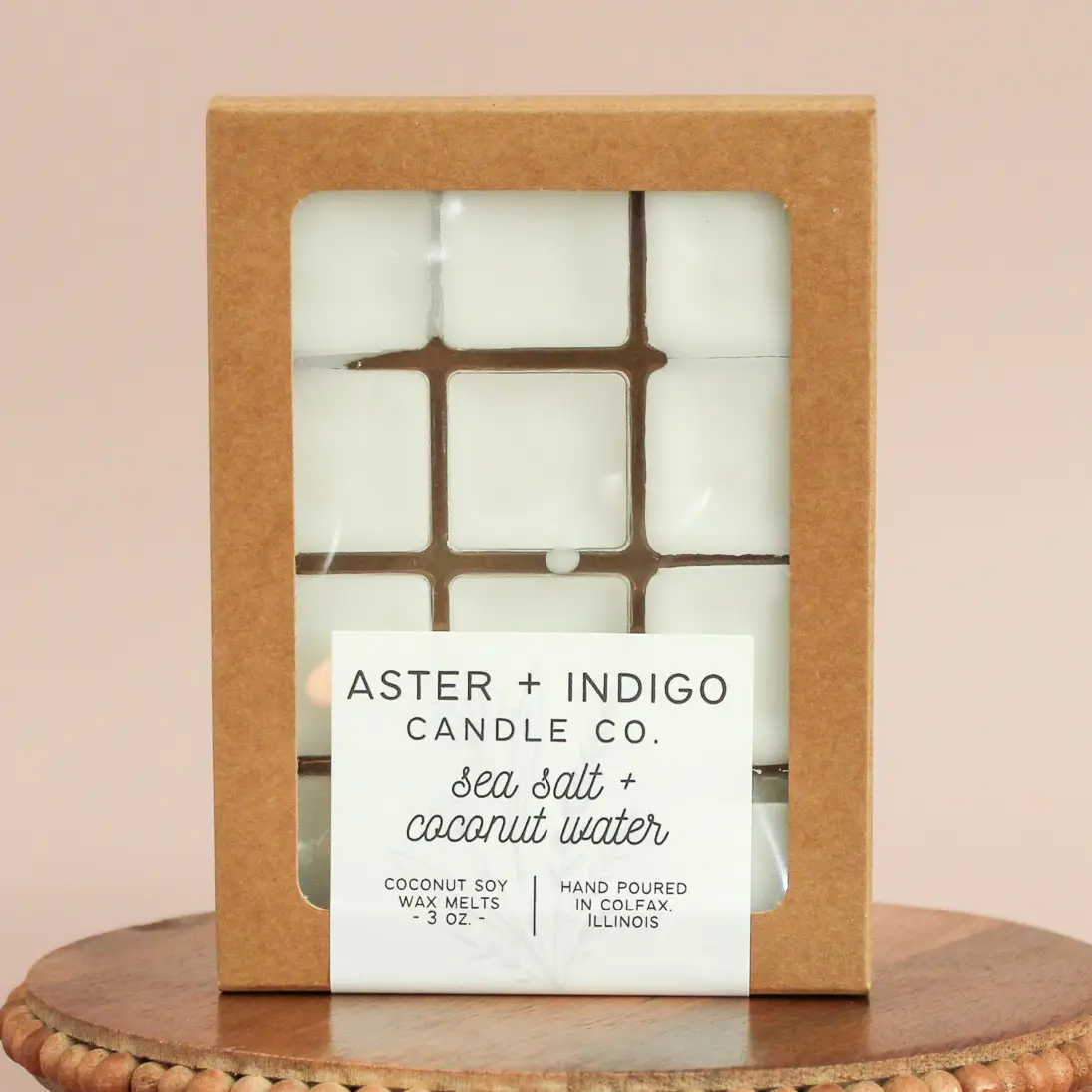 Aster + Indigo: Sea Salt + Coconut Soy Wax Melts