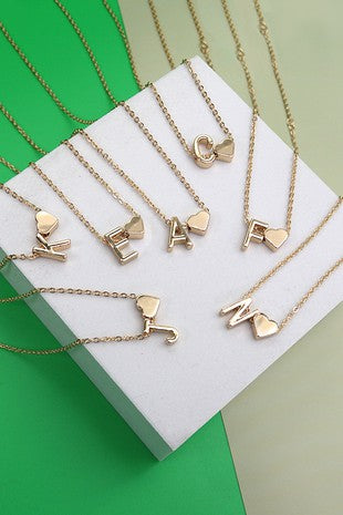 Initial Charm Necklace