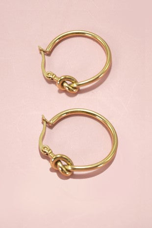 SS Knot Hoops