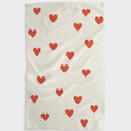 Simple Love Geometry Tea Towel