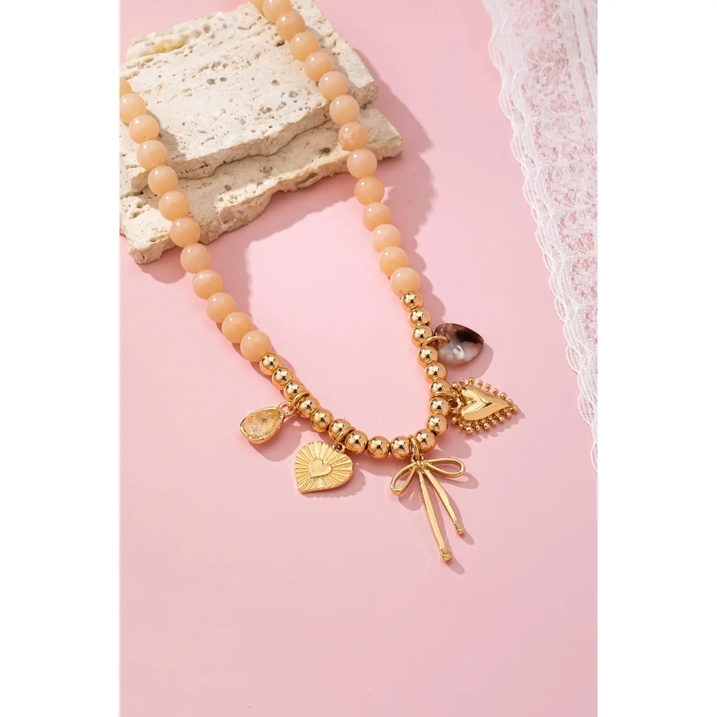 Beaded Charm Necklace