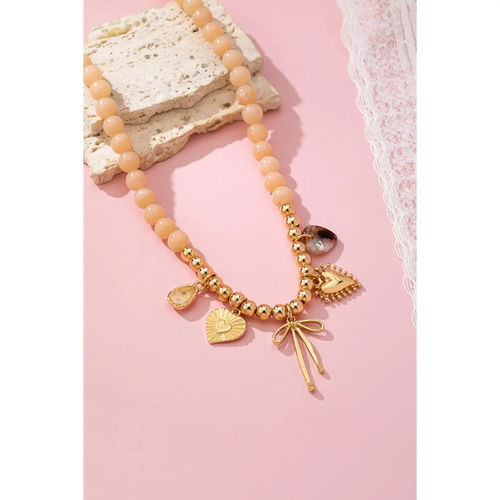 Beaded Charm Necklace
